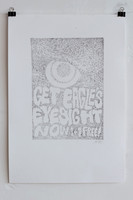 eagles eyesight, etching, 23x34 cm, 2022