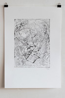 confusion XIII, etching, 23x34 cm, 2022