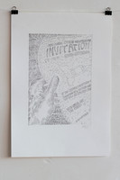invitation, etching, 23x34 cm, 2022