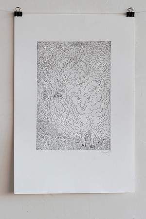 the modified, etching, 23x34 cm, 2022