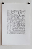 genefix, etching, 23x34 cm, 2022